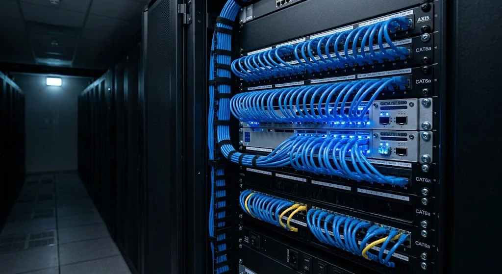 Instalación de rack de servidores y cableado estructurado